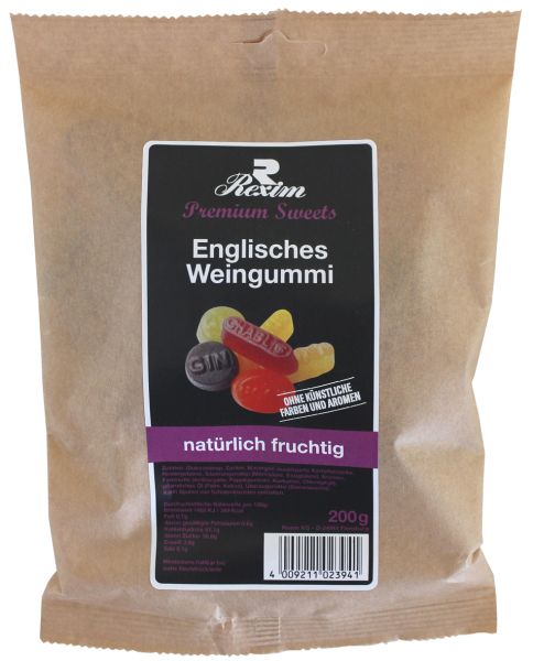 Rexim Englisches Weingummi 200g