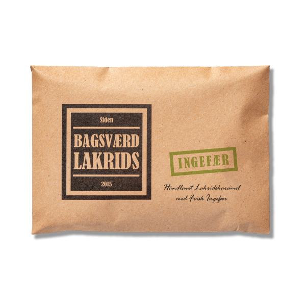 Bagsvaerd Lakrids Karamell Ingwer 160g