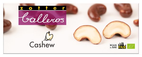 Zotter Balleros Cashew, 100g
