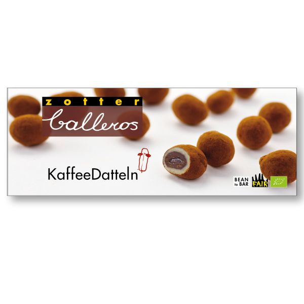 Zotter Balleros KaffeeDatteln, 100g