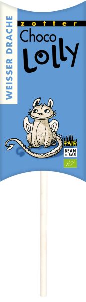 Zotter Choco Lolly Weisser Drache, 20g