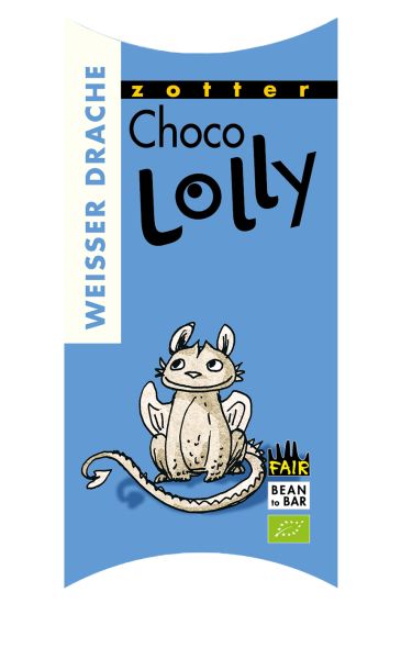 Zotter Choco Lolly Weisser Drache, 20g
