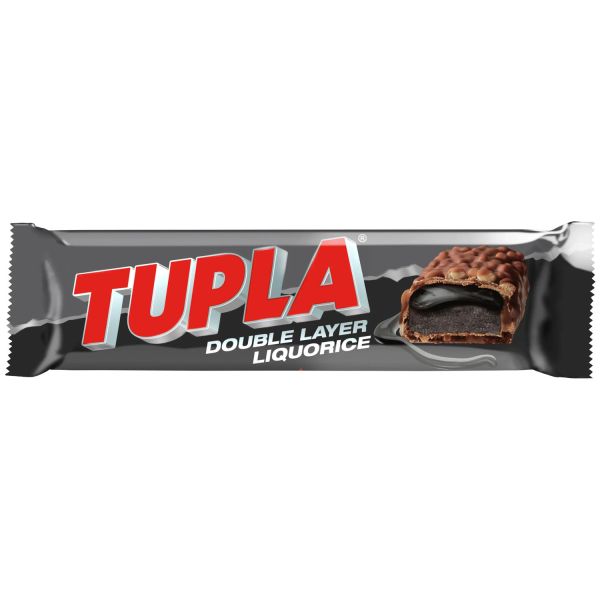 Cloetta Tupla Double Layer Liquorice - Doppeltgeschichteter Lakrtzriegel 48g