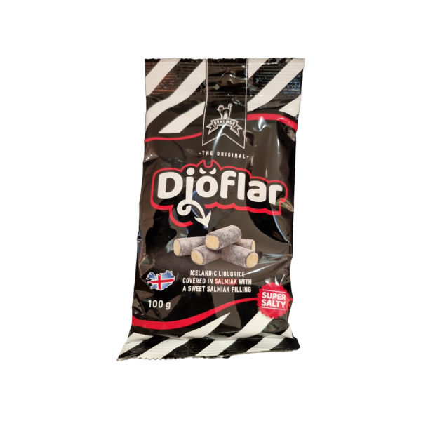 Freyja Djöflar Extra Salziges Lakritz 100g