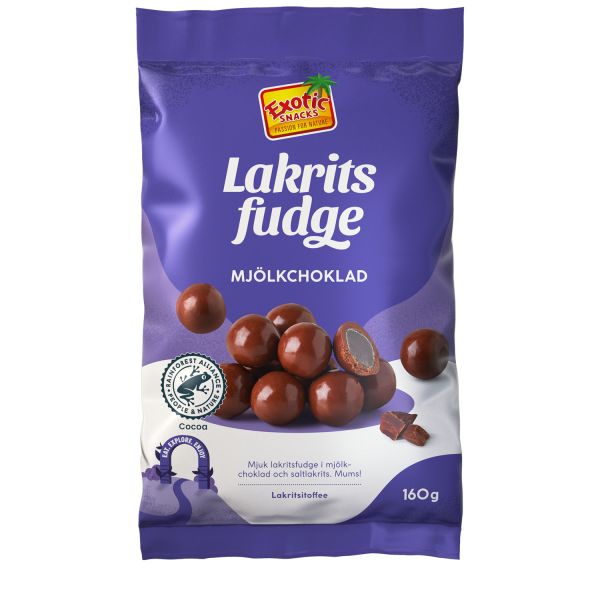 Exotic Snacks Lakrits Fudge 160g