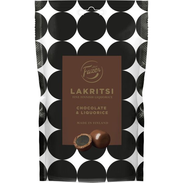 Fazer Lakritsi Chocolate & Liquorice 140 g