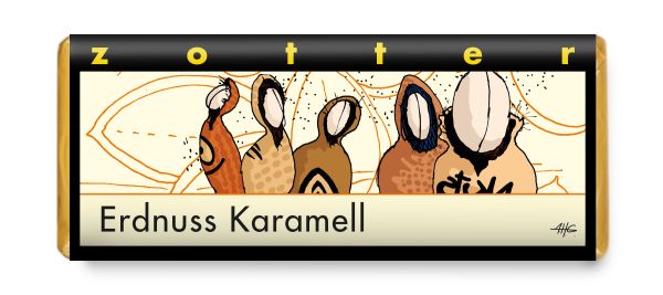 Zotter Erdnuss Karamell 70g