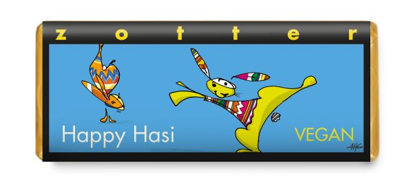 Zotter Happy Hasi - Zitrone & Mandel vegan, 70g