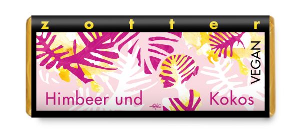 Zotter Himbeer und Kokos Vegan, 70g