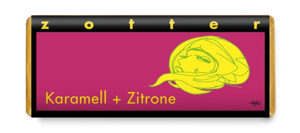 Zotter Karamell + Zitrone, 70g