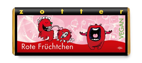 Zotter Rote Früchtchen vegan, 70g