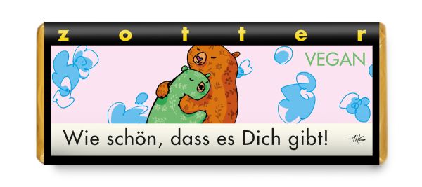 Zotter Wie schön, dass es dich gibt - Zitrone & Mandel, vegan 70g