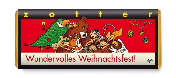 Zotter Wundervolles Weihnachtsfest 70g