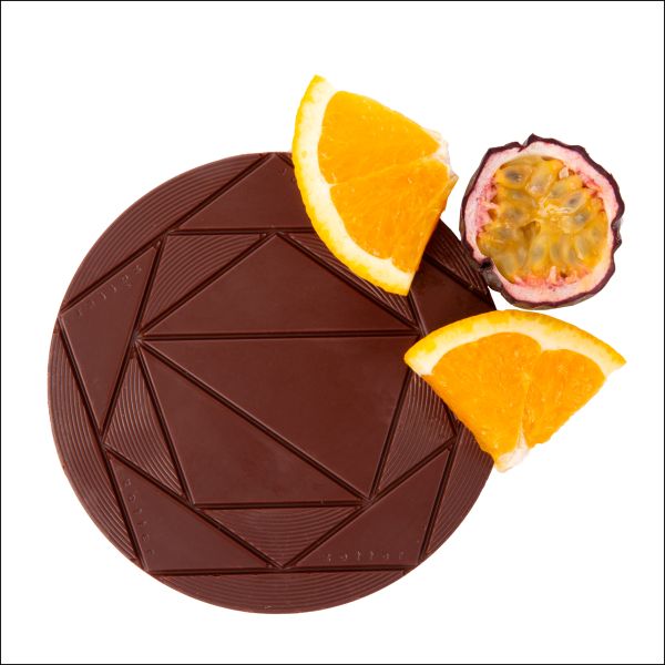 Zotter The Fusion, Dunkle Schokolade + Maracuja - Orange 70g