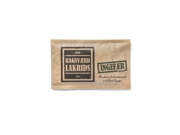 Bagsvaerd Lakrids Karamell Ingfaer Mini 40g