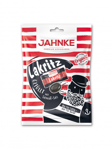 Jahnke Lakritz gefüllt mit Salmiaksalz 125 g