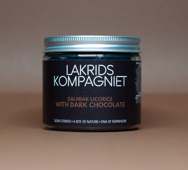 Lakrids Kompagniet Salmiak Lakritze mit dunkler Schokolade 130g
