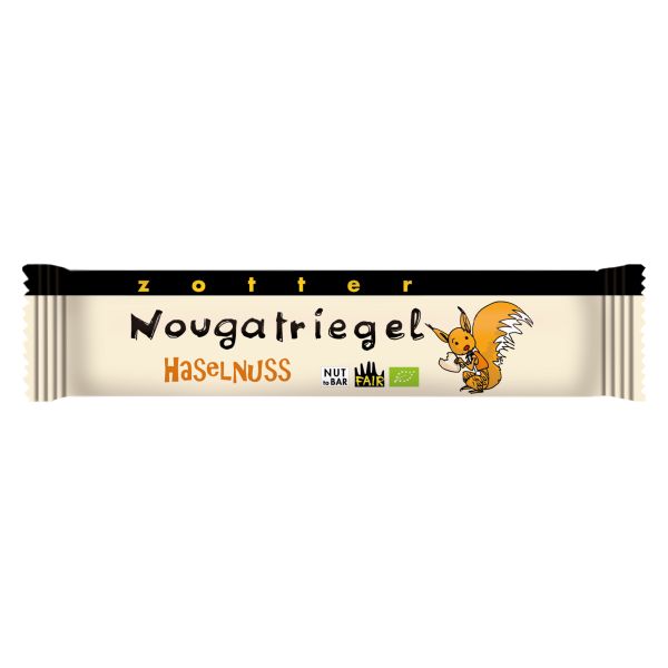 Zotter Nougatriegel Haselnuss, 25g