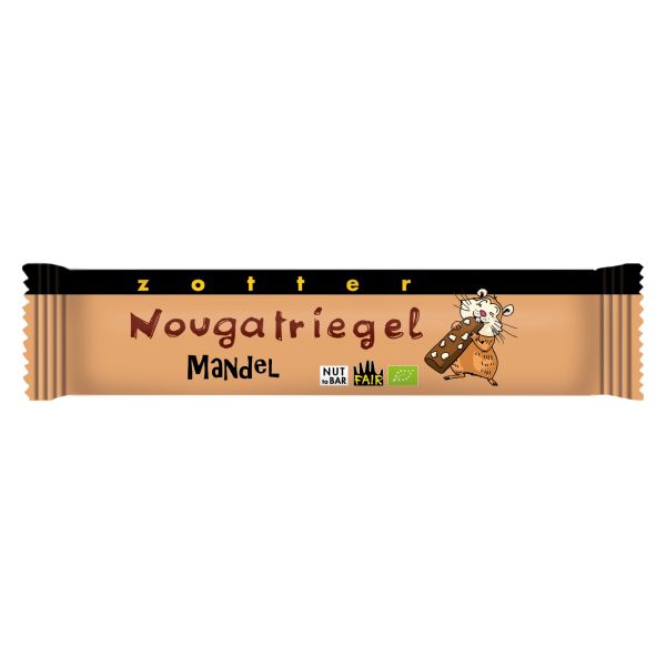 Zotter Nougatriegel Mandel, 25g