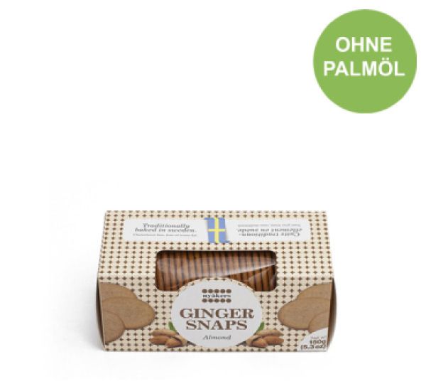 Nyåkers Pfefferkuchen Ginger Snaps Mandel 150g