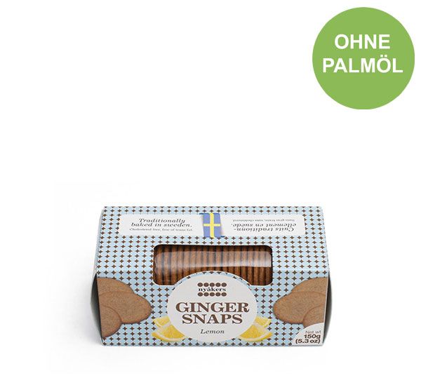 Nyåkers Pfefferkuchen Ginger Snaps Zitrone 150g
