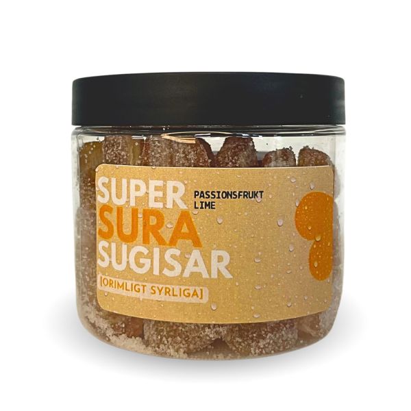 Pastillfabriken Super Sura Sugisar - Extrem Saures Fruchtgummi 120g