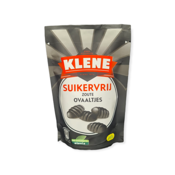 Klene Ovaaltjes  salzige Lakritz Zuckerfrei 110g
