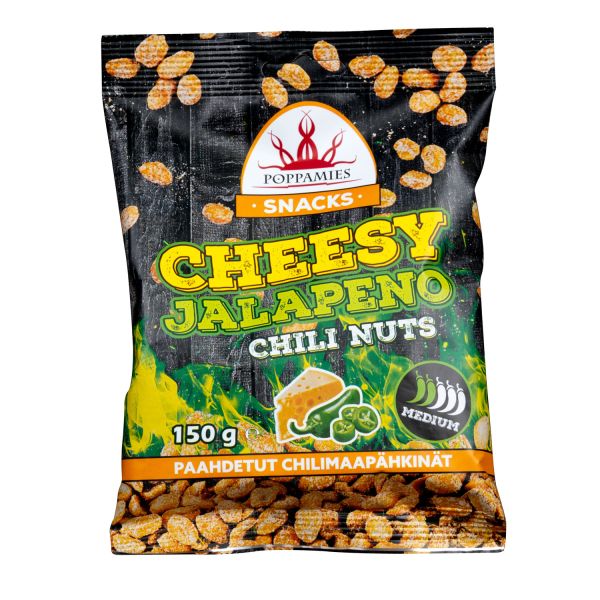 Poppamies Cheesy Jalapeno  Erdnüsse 150g