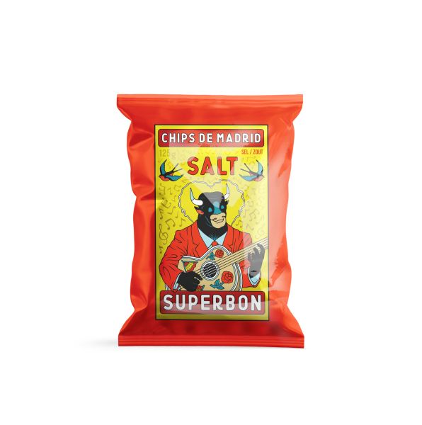 Superbon Chips Salz 125g