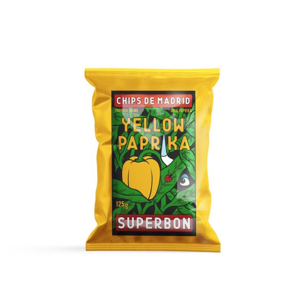 Superbon Chips Yellow Paprika 125g