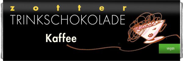 Zotter Kaffee Trinkschokolade, vegan, 22g