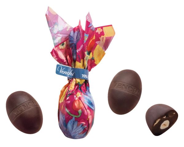 Venchi Mini - Zartbitterschokolade mit Haselnuss, 12g
