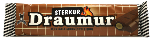 Freyja Sterkur Draumur, Salzkakritzstange in Schokolade 45g