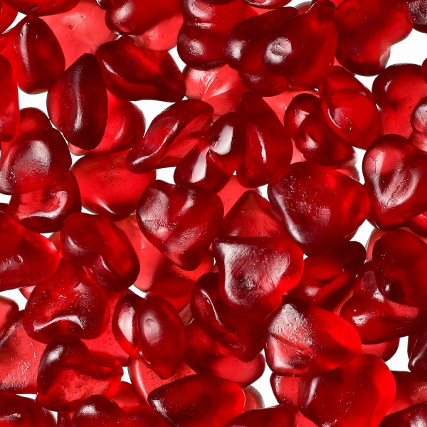 Himbeer Herzen Fruchtgummi mit 25% Fruchtsaft 150g
