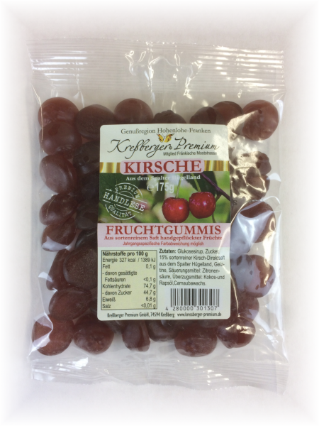 Streuobstwiesen Fruchtsaftgummi Kirsche 150 g