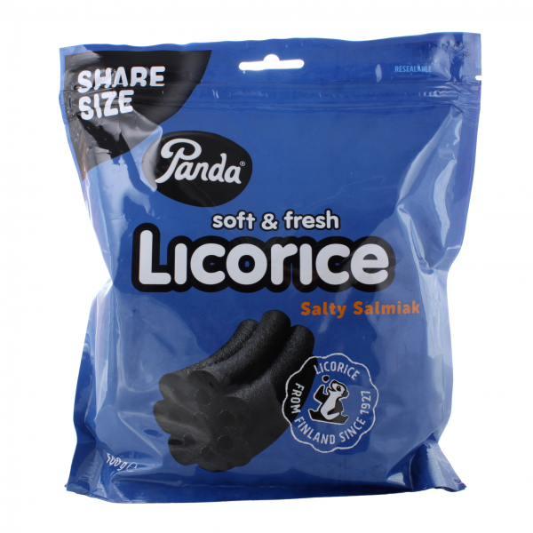 Panda Licorice Soft & Fresh Salty Salmiak 500 g