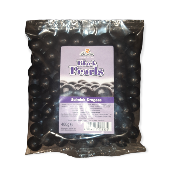 Rexim Black Pearls Salmiak Lakritz 180g