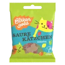 Birkengold saure Kätzchen - veganes, saures Fruchtgummi mit Xylit 50g