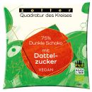 Zotter Quadratur des Kreises 75% Dunkle Schoko mit Dattelzucker 70g