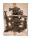 Kolsvart salta Lakritsfiskar RÖKTA (geräucherte Lakritze) Vegan 120 g